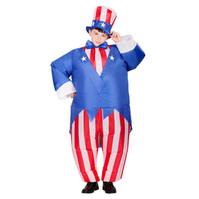 Uncle Sam Inflatable Child Costume | One Size