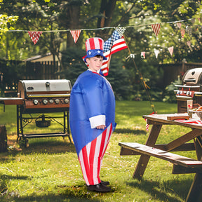 Uncle Sam Inflatable Child Costume | One Size