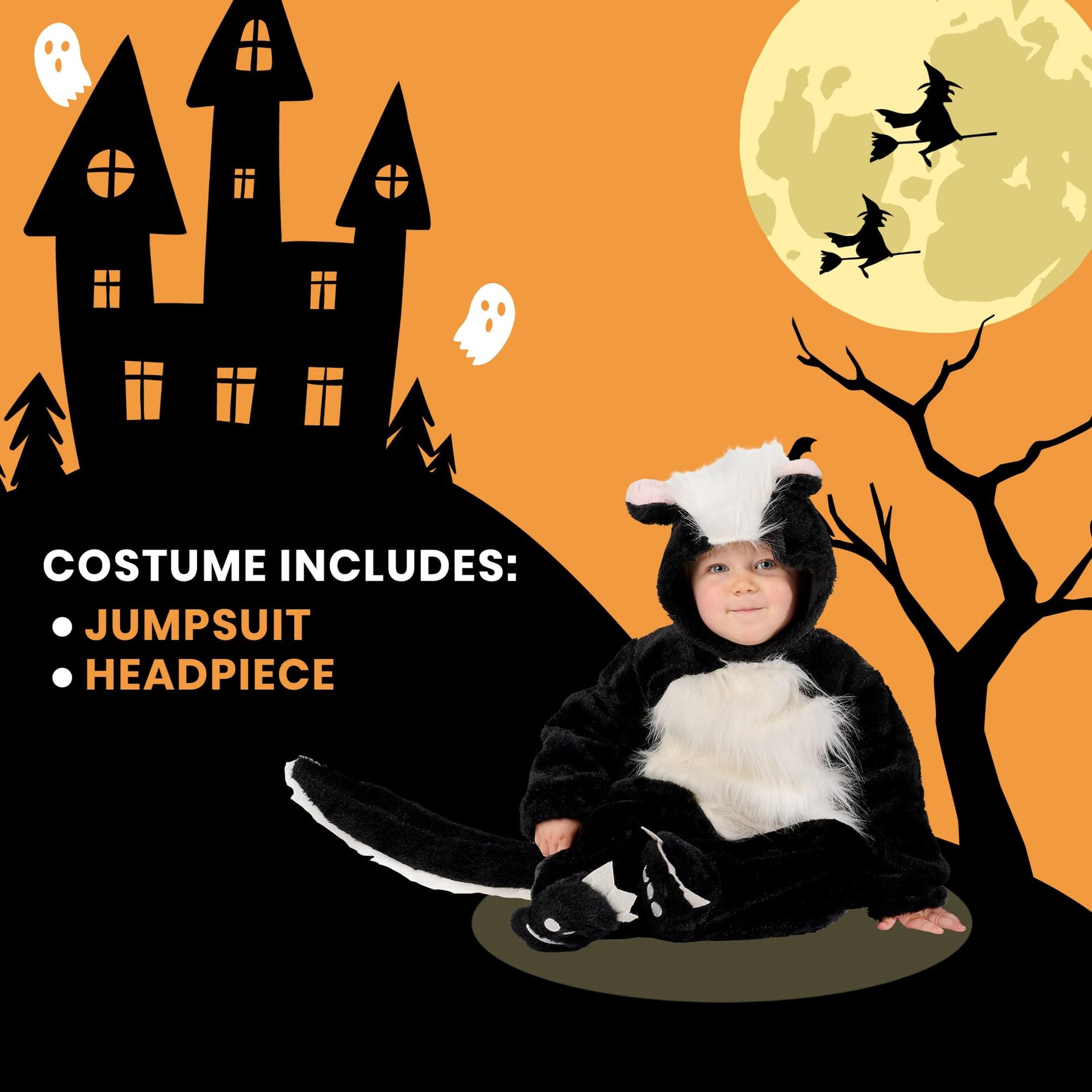 Skunk Baby Costume