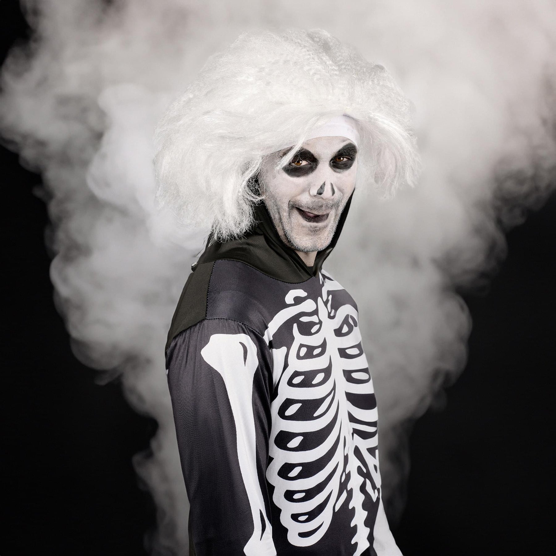 Skeleton Adult Costume Wig