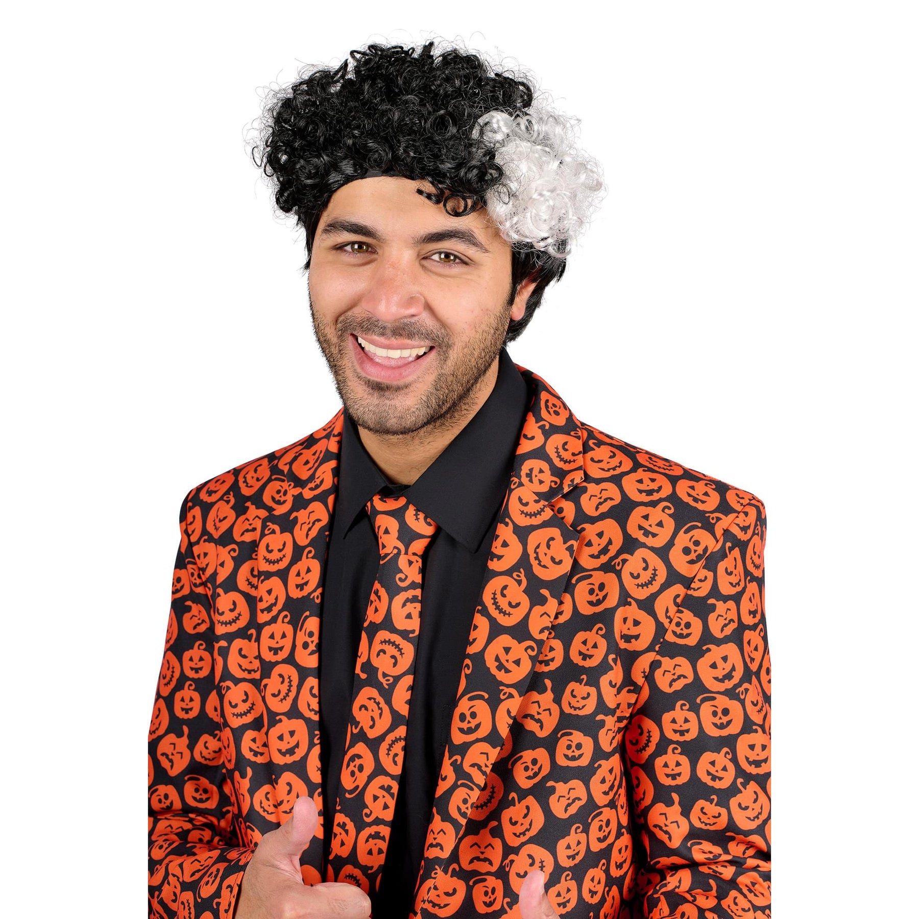 David S. Pumpkins Inspired Adult Costume Wig