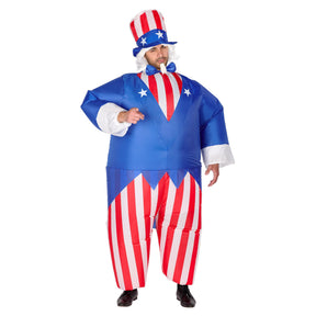 Uncle Sam Inflatable Adult Costume | One Size