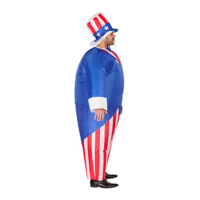 Uncle Sam Inflatable Adult Costume | One Size