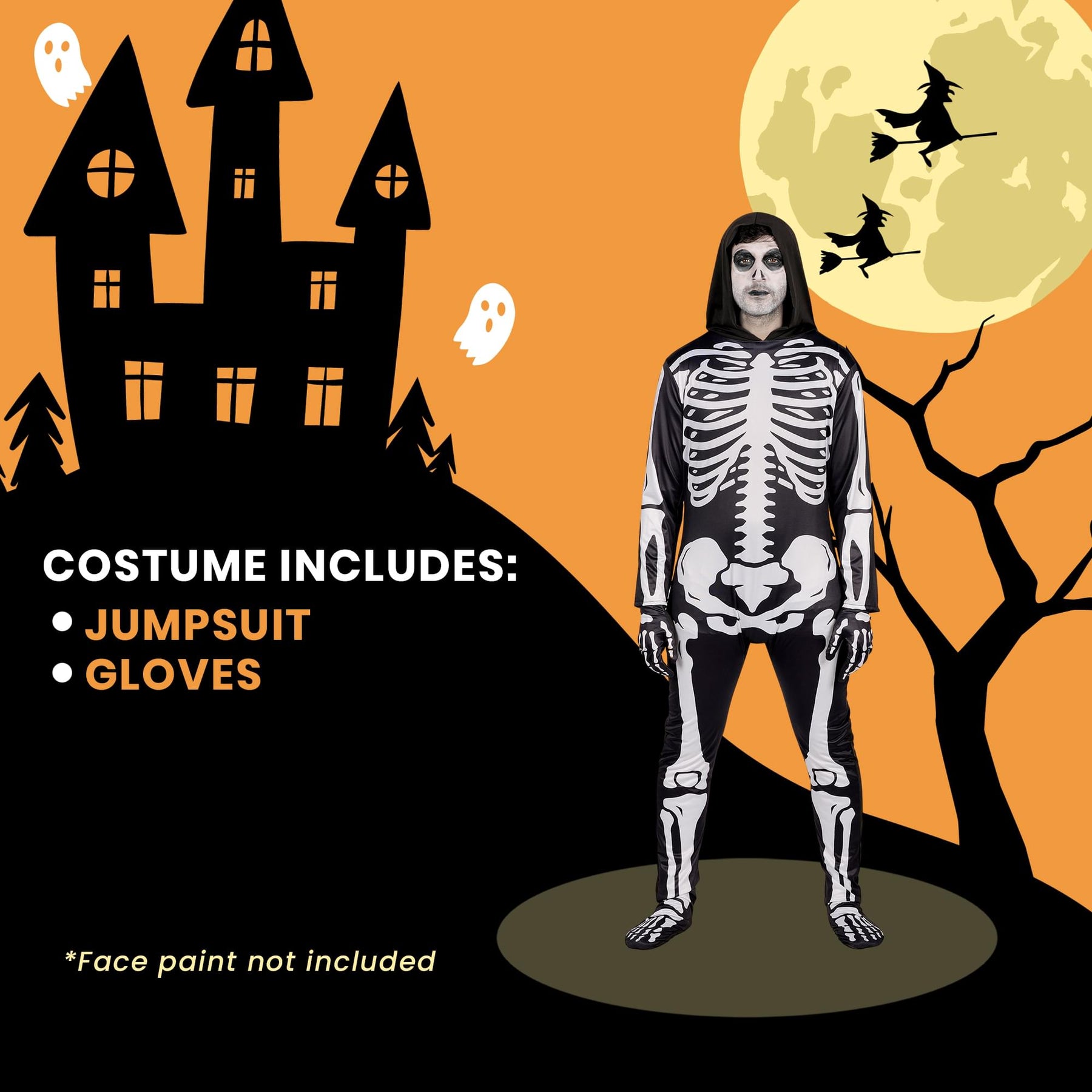 Skeleton Adult Costume