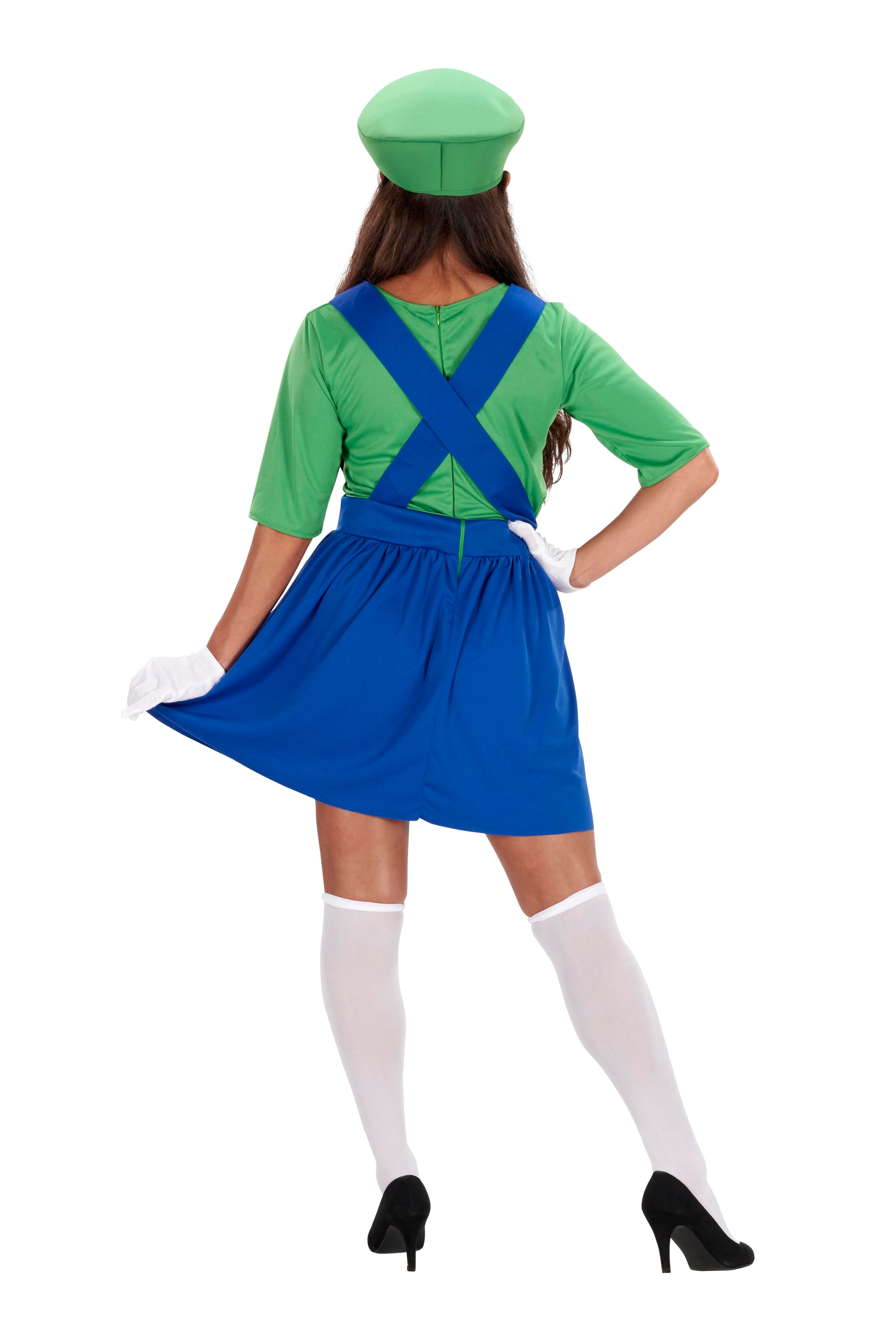 Adult Green Plumber Dress Costume