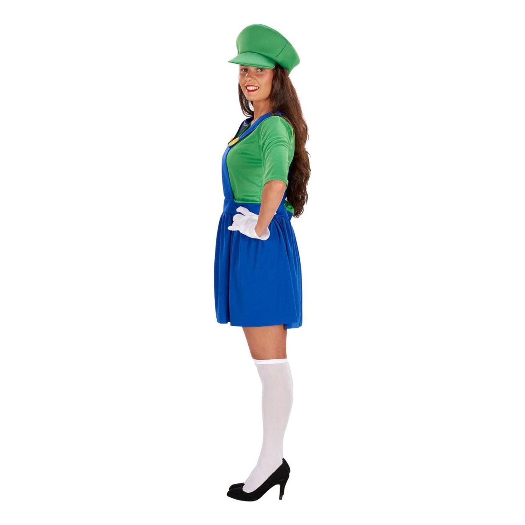 Adult Green Plumber Dress Costume