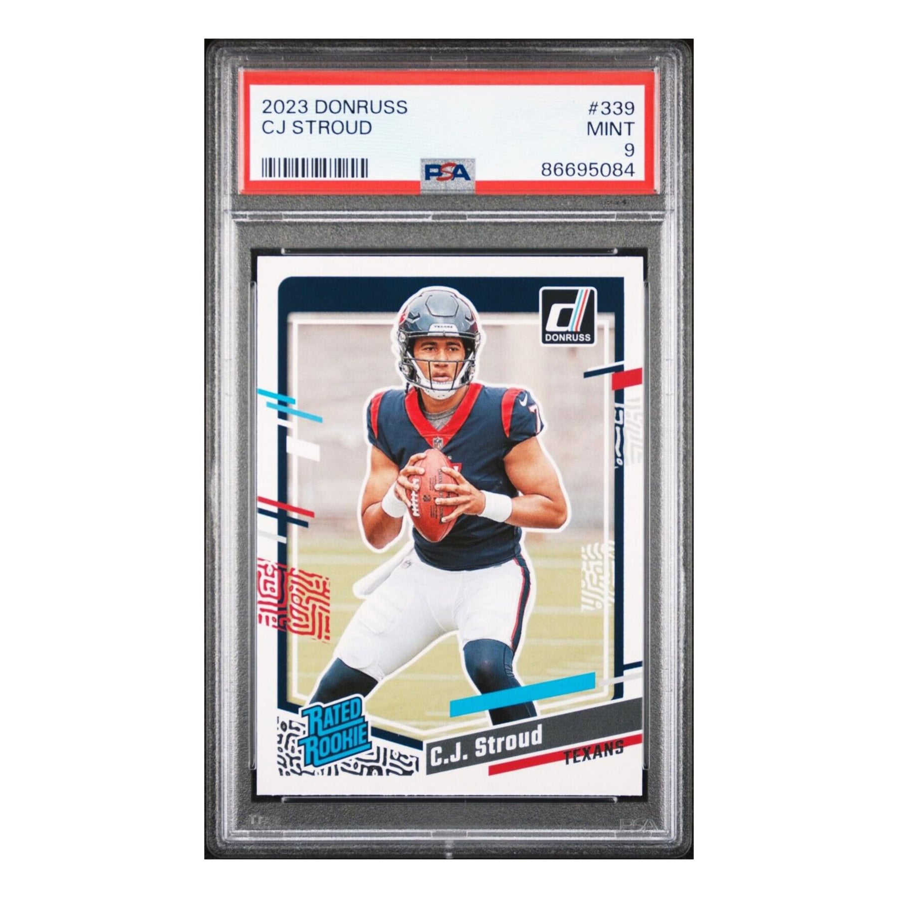 NFL 2023 Panini Donruss C.J. Stroud #339 Rookie Card | PSA 9