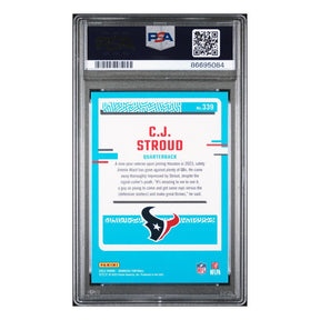 NFL 2023 Panini Donruss C.J. Stroud #339 Rookie Card | PSA 9