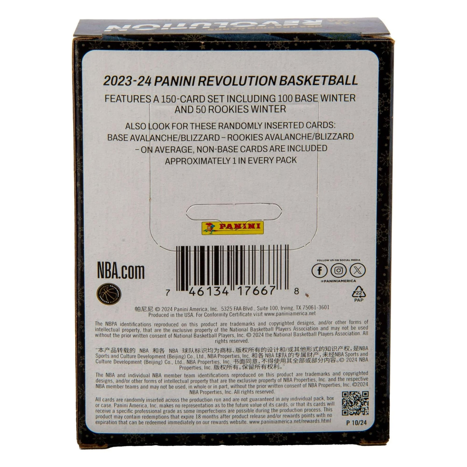 NBA 2023-2024 Panini Revolution Basketball Tin | 3 Packs