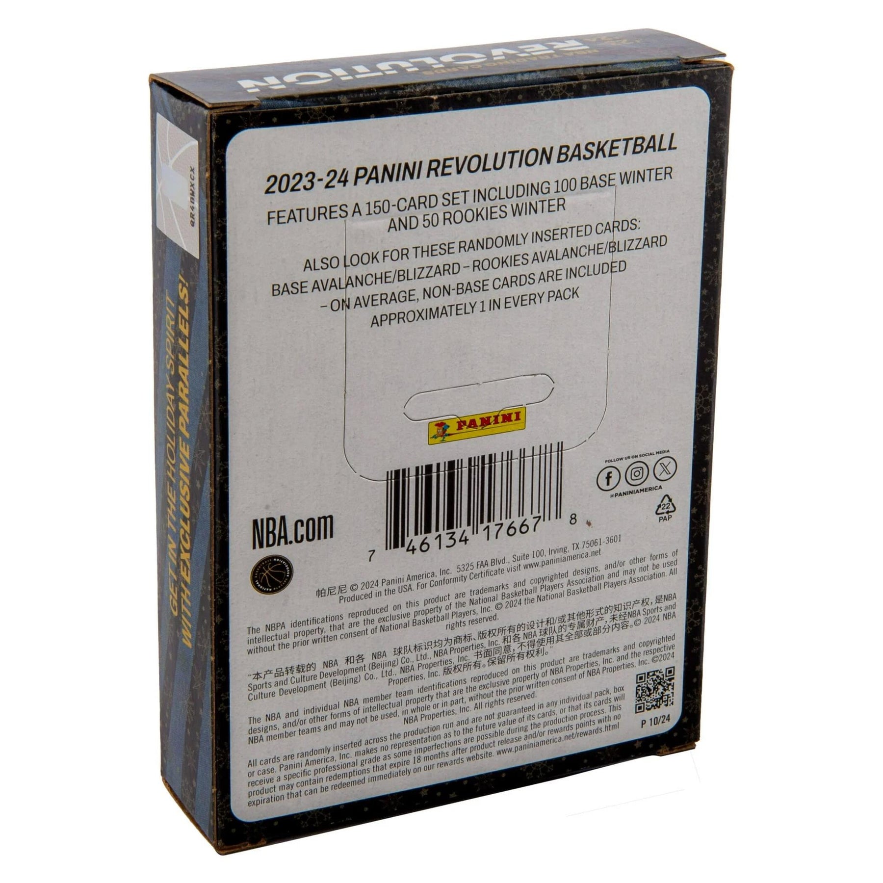 NBA 2023-2024 Panini Revolution Basketball Tin | 3 Packs