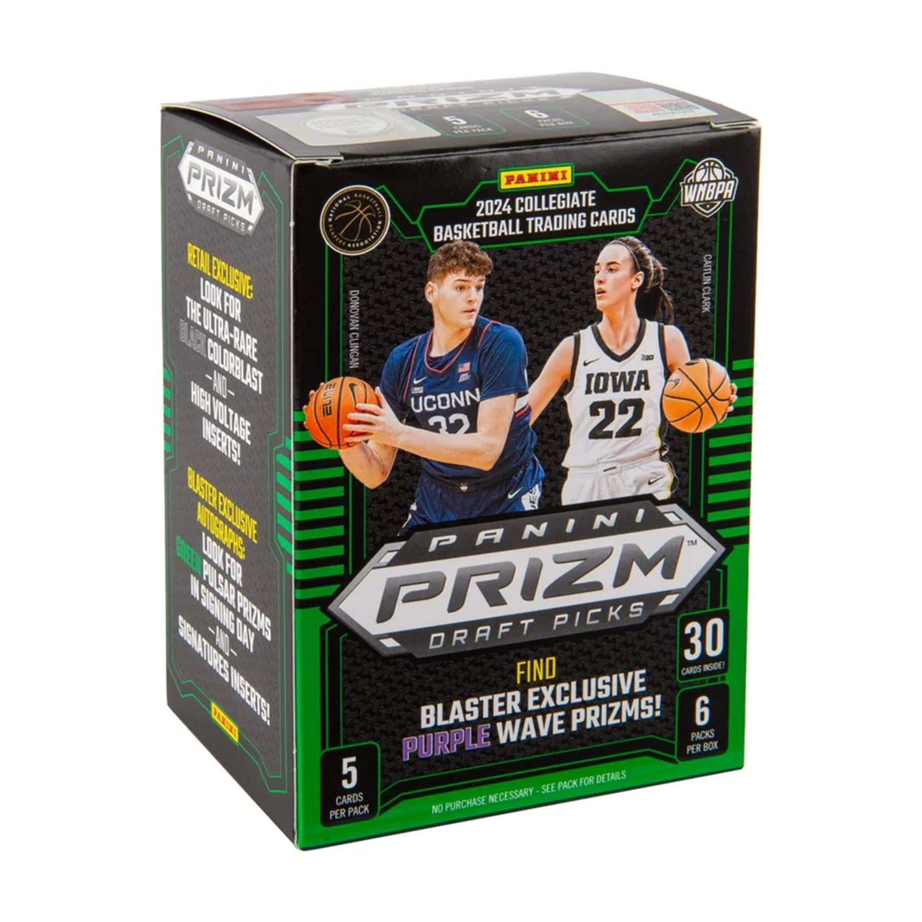 NBA 2024-25 Panini Prizm Draft Picks Collegiate Blaster Box | 25 Cards