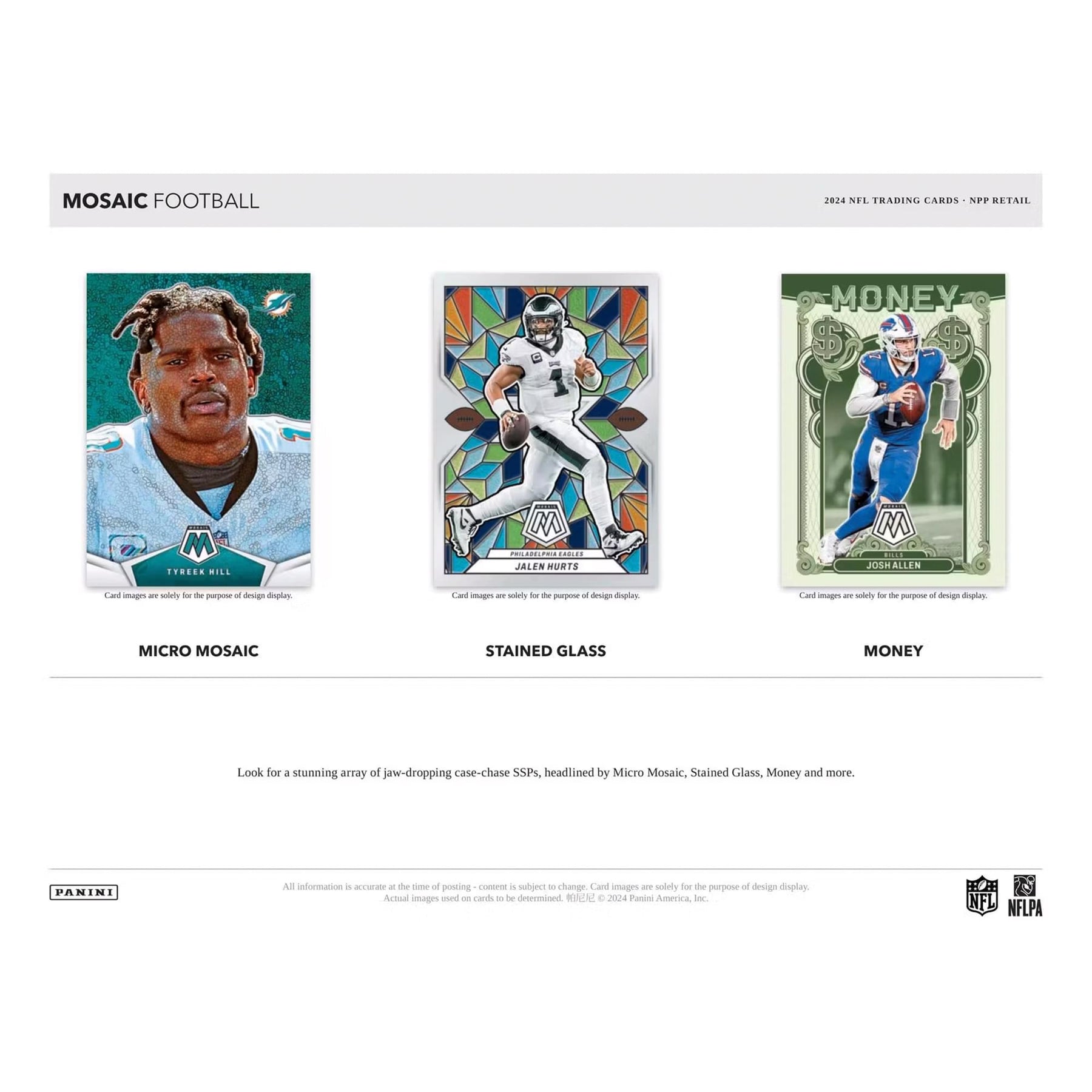 NFL 2024 Panini Mosaic Football Blaster Box | 6 Packs