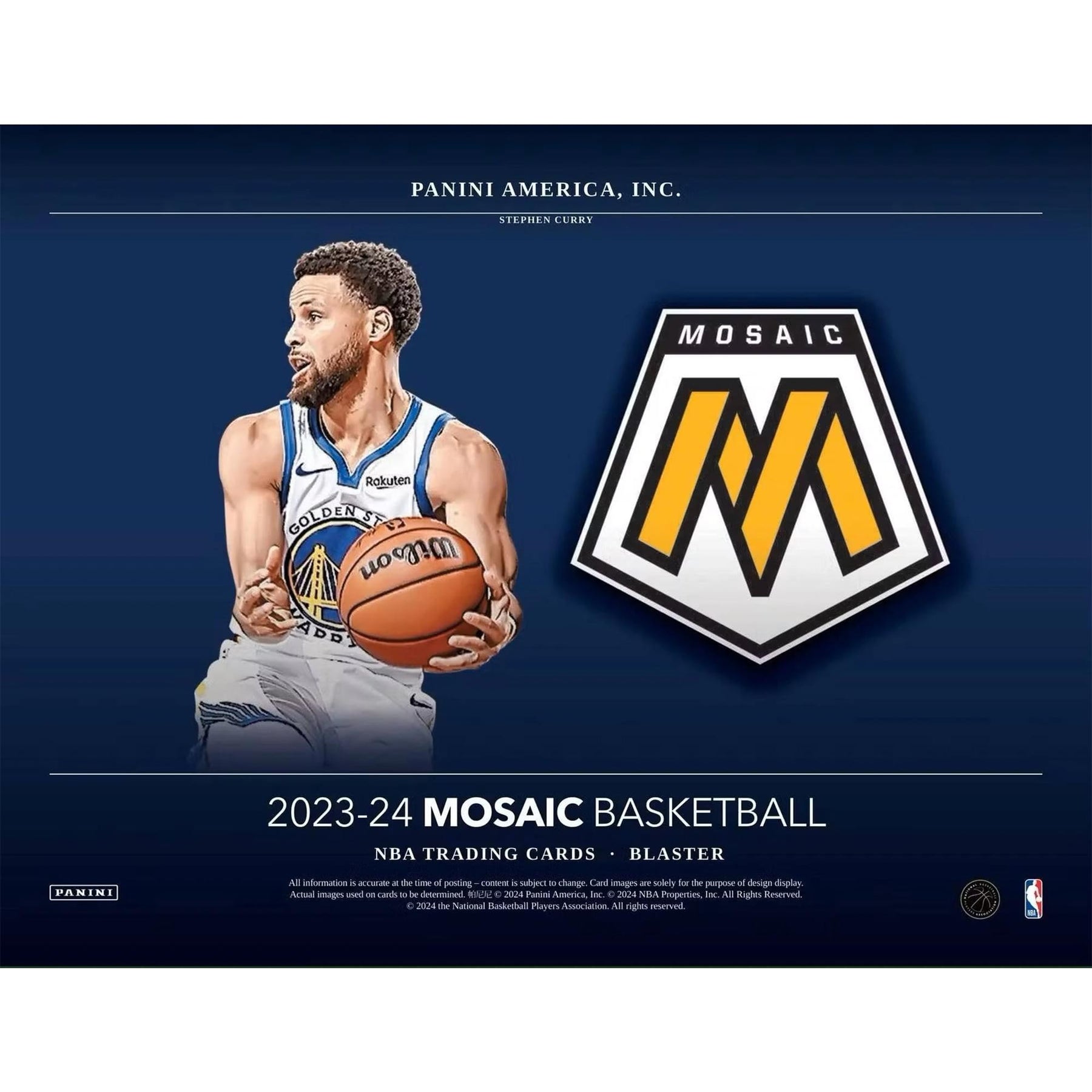 NBA 2023-2024 Panini Mosaic Basketball Blaster Box | 6 packs per box