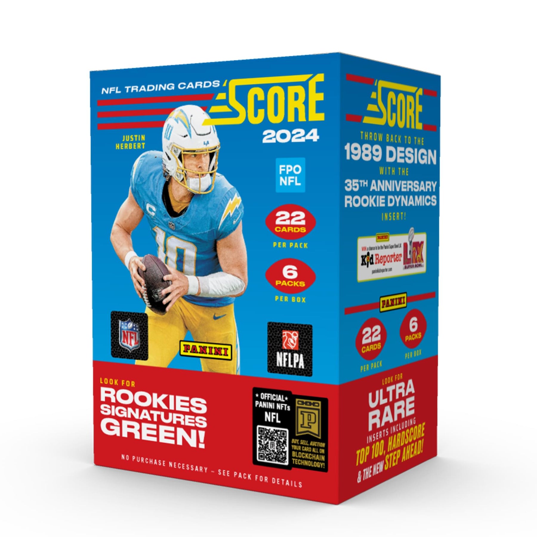 NFL 2024 Panini Score Football Blaster Box | 6 Packs