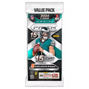 NFL 2024 Panini PRIZM Football Trading Card Fat Pack| 12 Packs