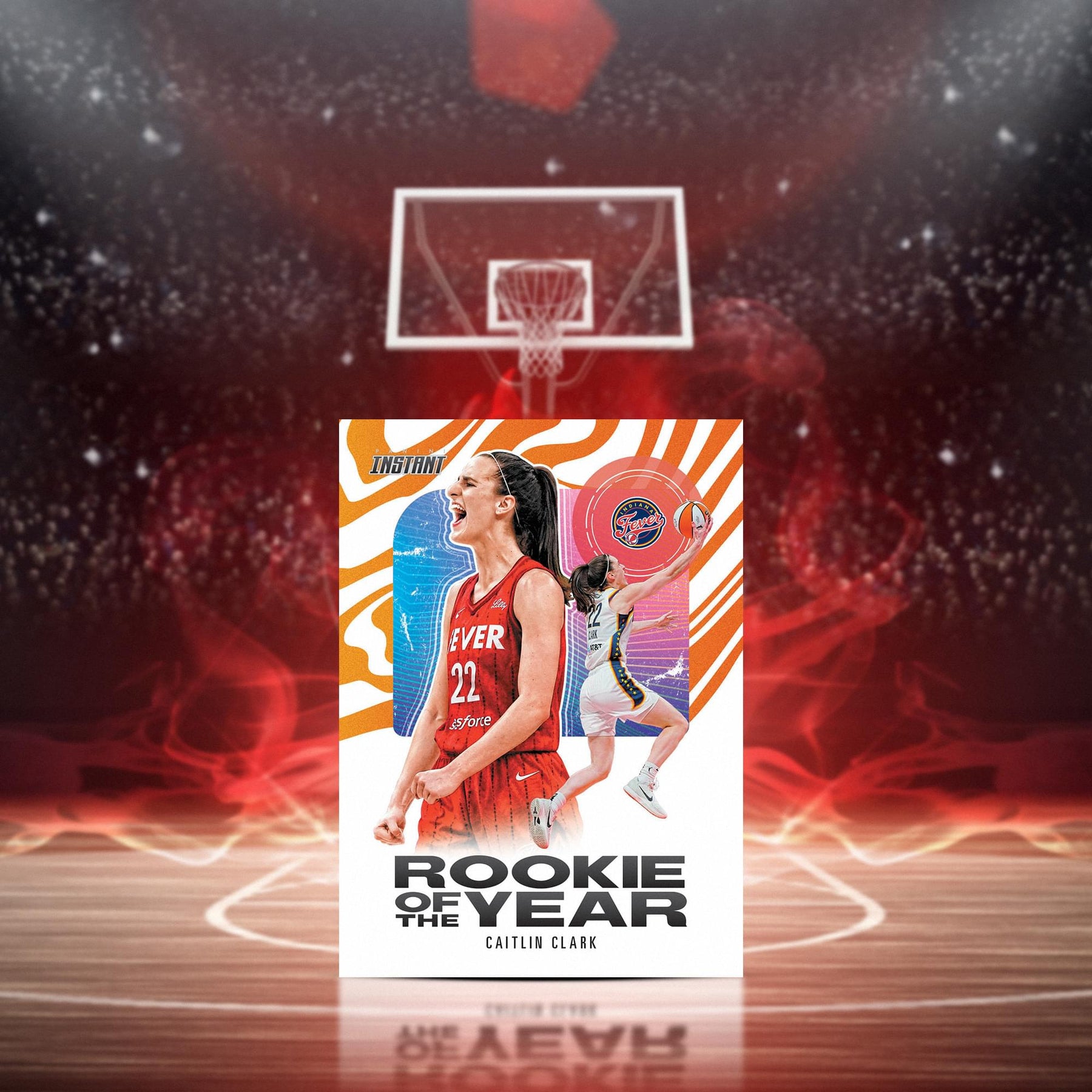 Caitlin Clark - 2024 Panini Instant WNBA #CCROY - Base Card