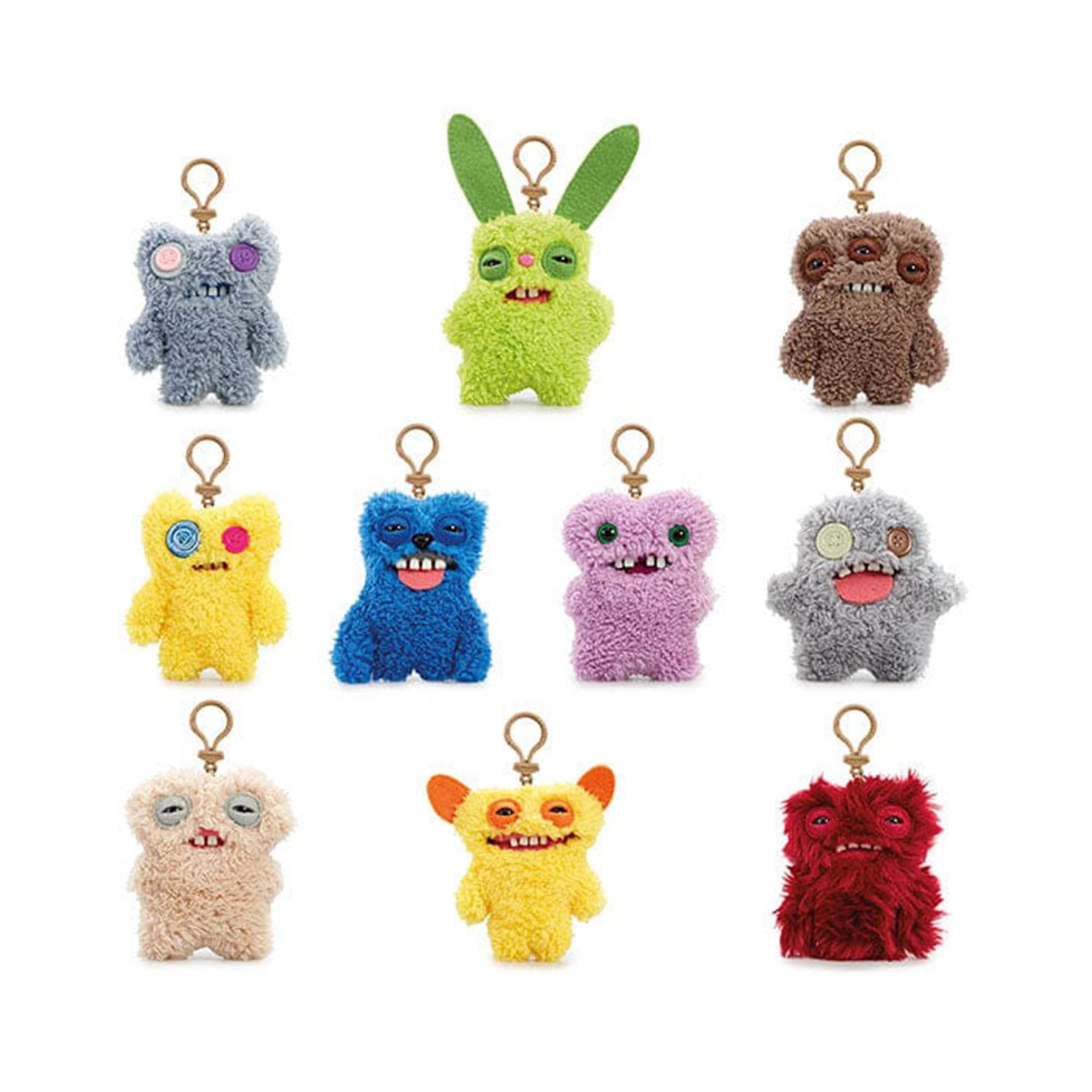 Fugglers 5 Inch Plush Clip On Wave 1 | Rabid Rabbit Green