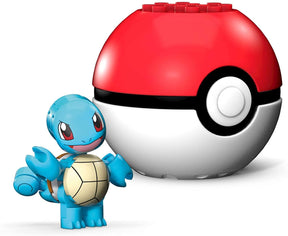 Pokemon Mega Construx Building Set | Squirtle w/ Poke Ball