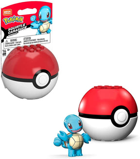 Pokemon Mega Construx Building Set | Squirtle w/ Poke Ball