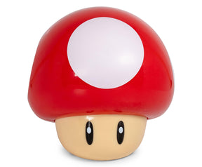 Super Mario Bros. Toad Mushroom Figural Mood Light with Sound | 5 Inches Tall