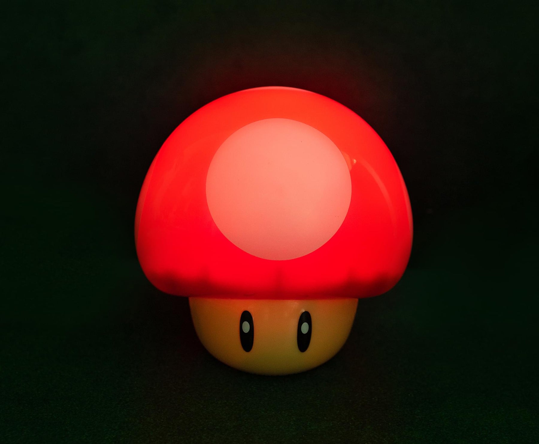 Super Mario Bros. Toad Mushroom Figural Mood Light with Sound | 5 Inches Tall