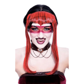 Chelsea Widow Peak Red Adult Costume Wig