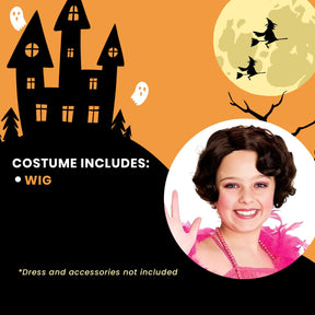 20'S Flapper Child Costume Wig