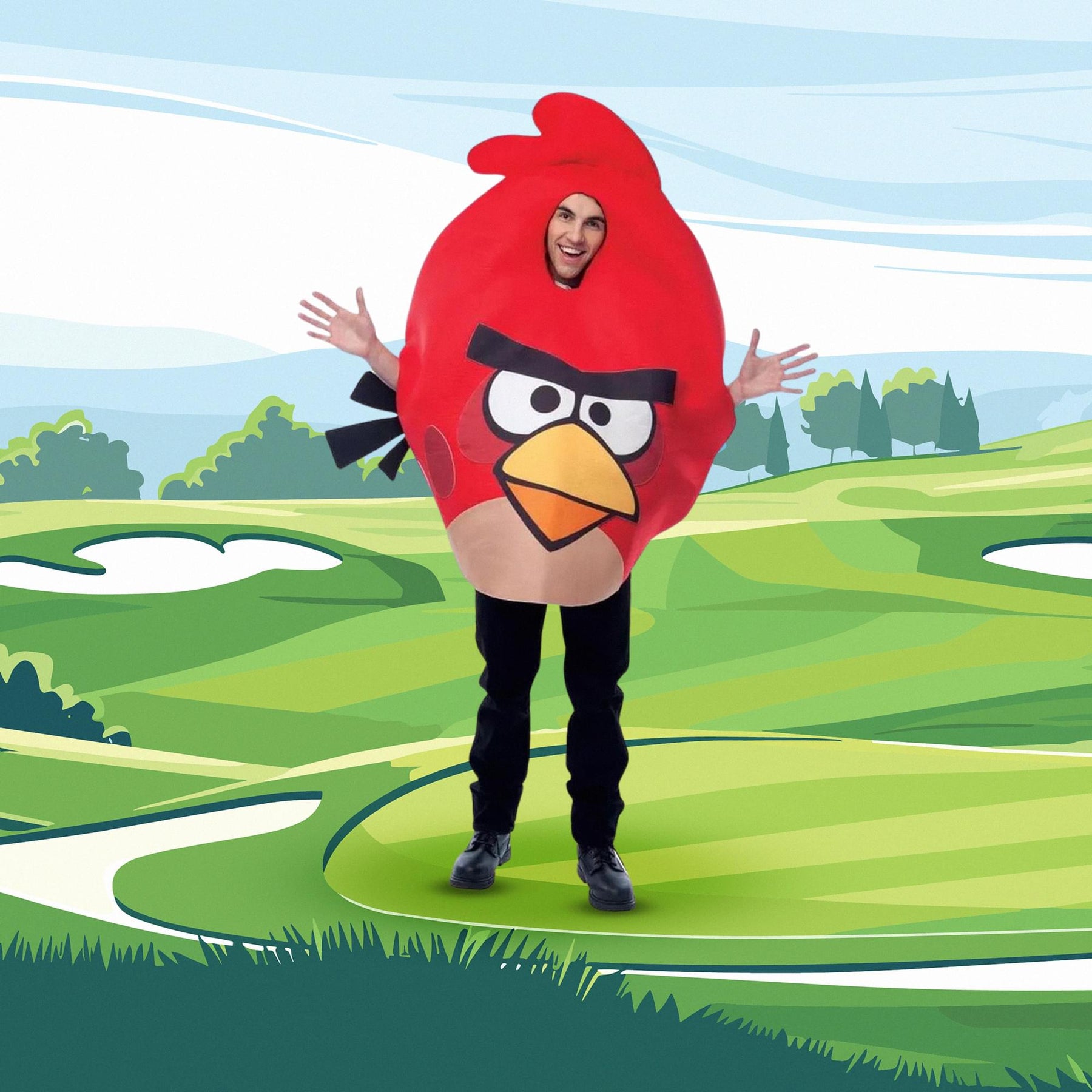 Angry Birds Red Bird Oversized Foam Adult Costume