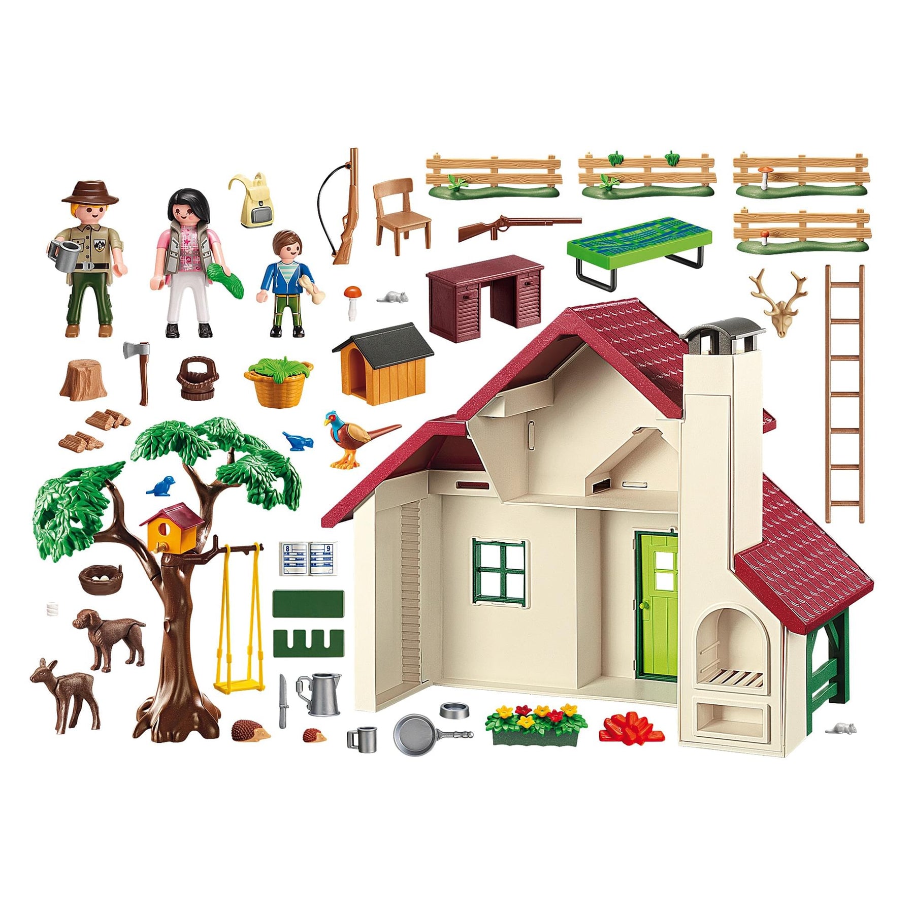 Playmobil 6811 Country Forest Ranger House Building Set