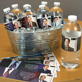 The Office Water Bottle Labels | Set of 16