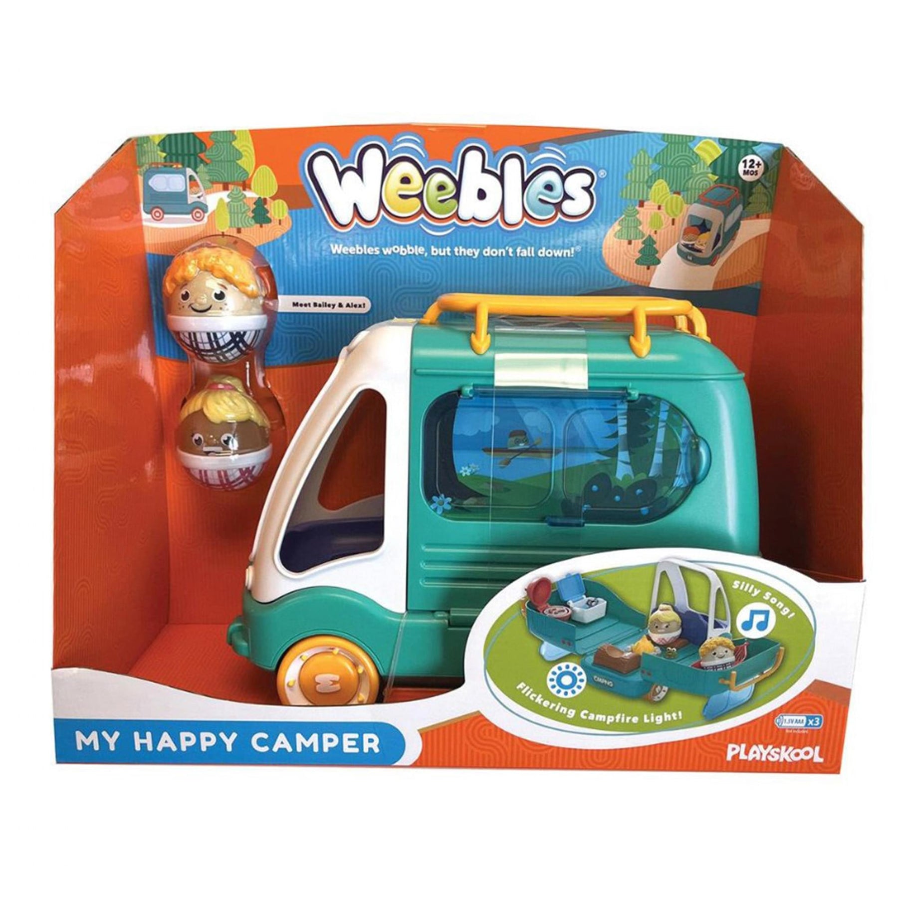 Weebles Wobble My Happy Camper Playset