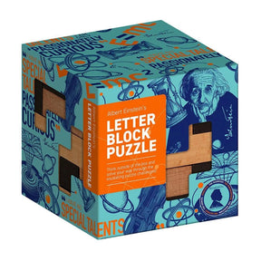 Albert Einstein’s Letter Block Puzzle