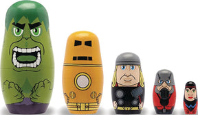 Marvel The Founding Avengers Set of 5 Wood Nesting Dolls