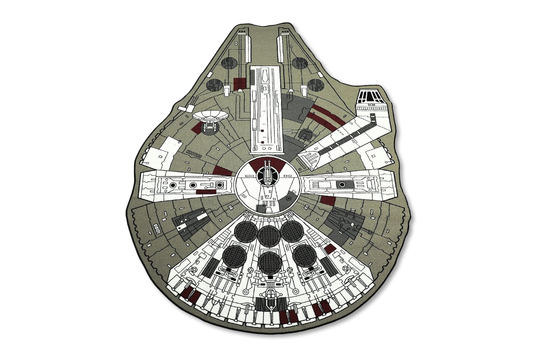 Star Wars Millennium Falcon Small Area Rug | 39 x 52 Inches