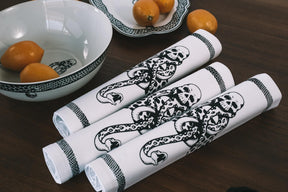 Harry Potter Dinner Table Placemats | 4-Piece Death Eater Dinner Table Mats