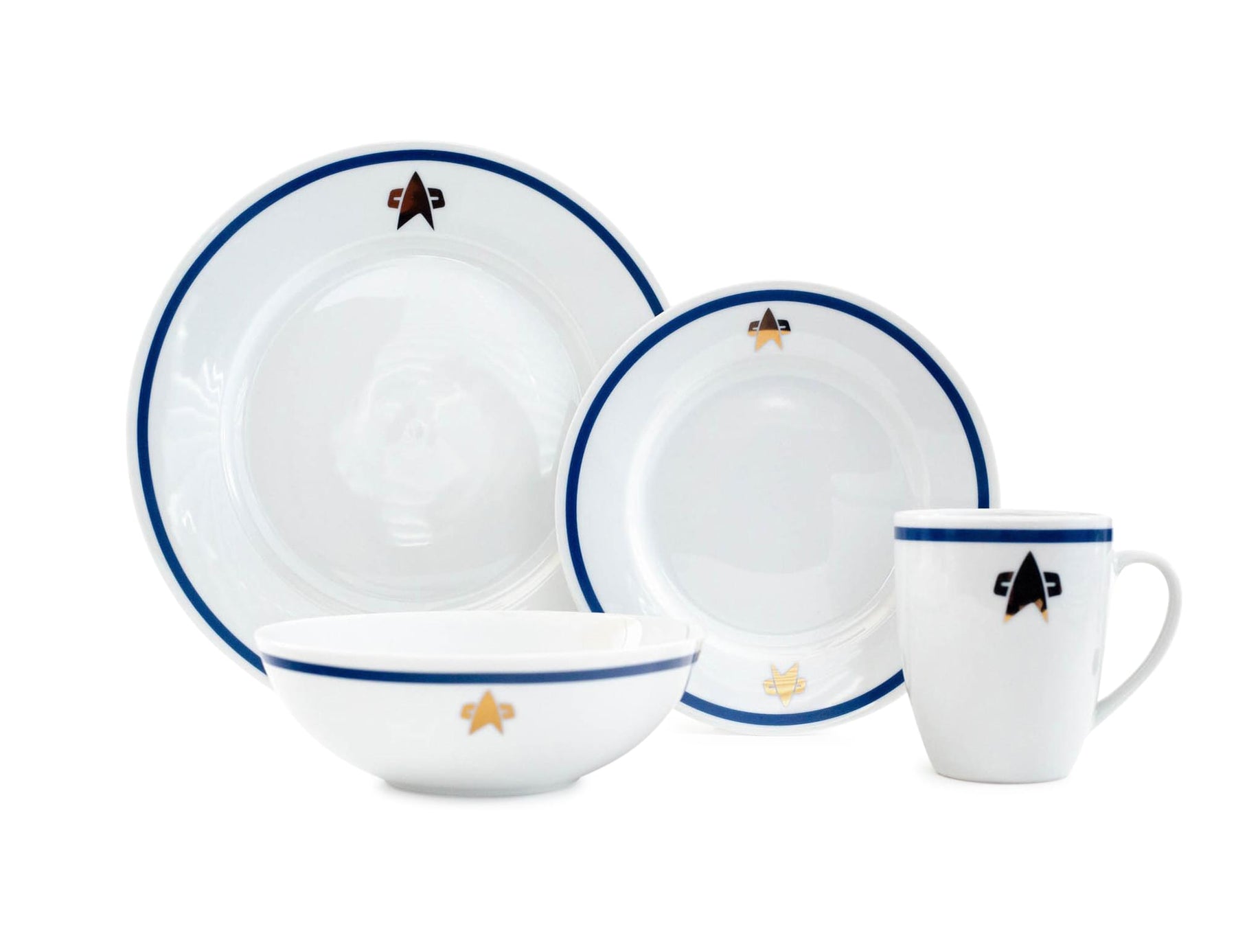 Star Trek: The Next Generation Dinnerware Sets | 16-Piece Ceramic Dinner Set