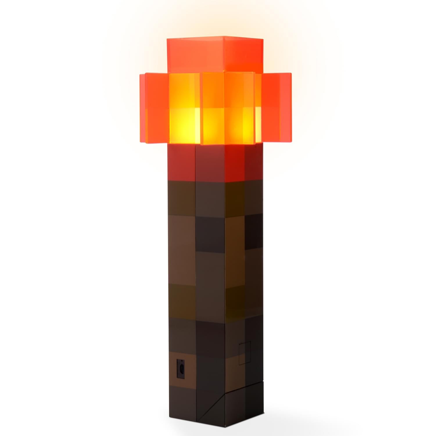 Minecraft Redstone Torch Lamp Nightlight | 12.6 Inch LED Costume Cosplay Light