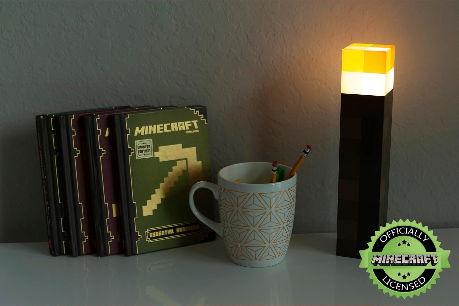 Minecraft Torch Light | 12 Inch LED Night Lamp and Play Light