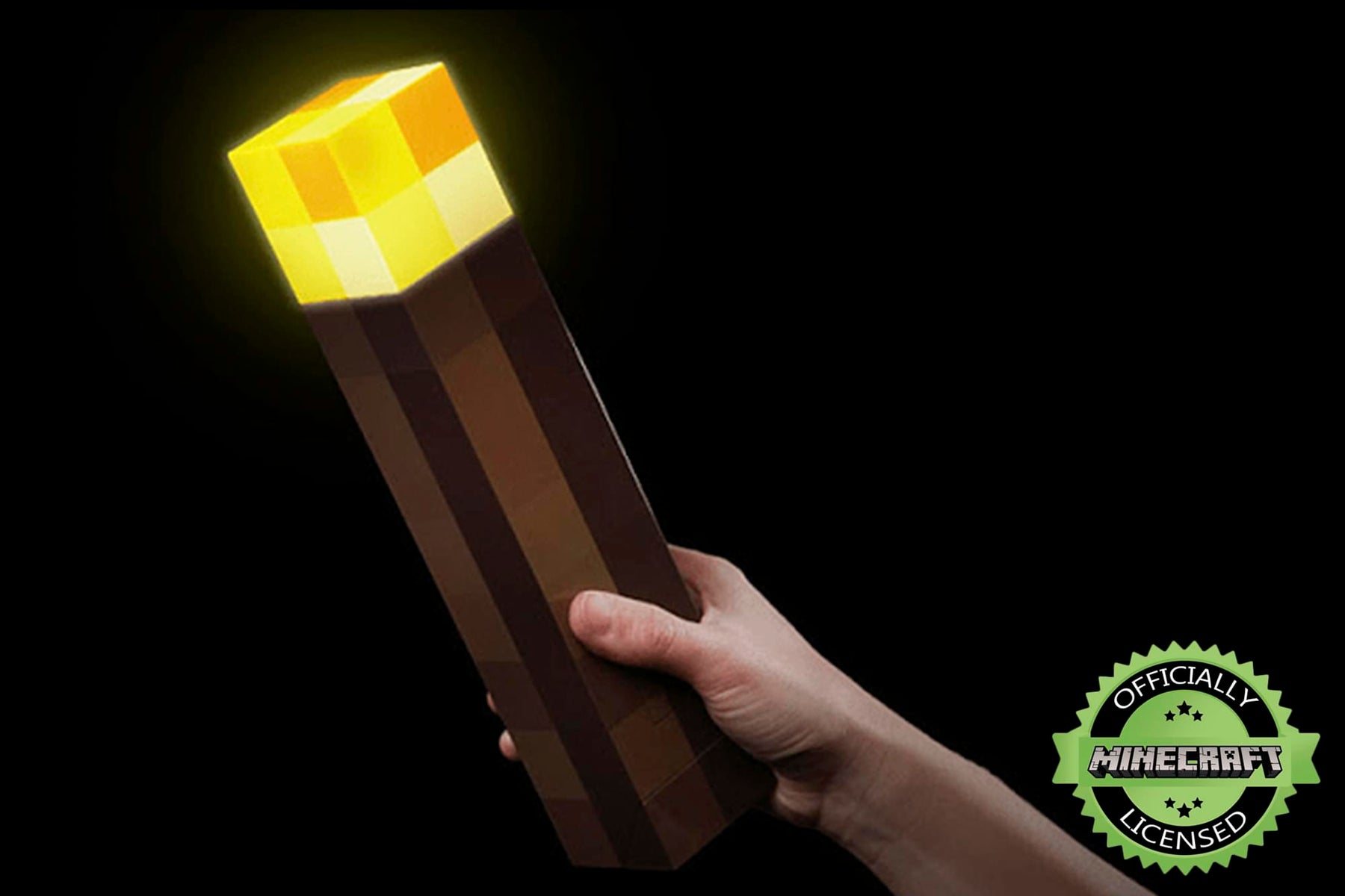 Minecraft Torch Light | 12 Inch LED Night Lamp and Play Light