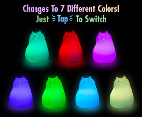 Disney Pixar Soul Mr. Mittens Figural Color-Changing Mood Light | 6 Inches Tall