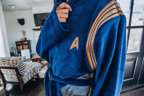 Star Trek: Discovery Bathrobe for Adults | One Size Fits Most