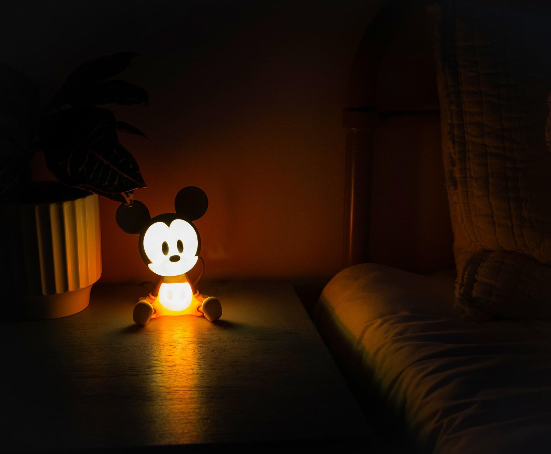 Disney Mickey Mouse Figural LED Mood Light | 6 Inches Tall