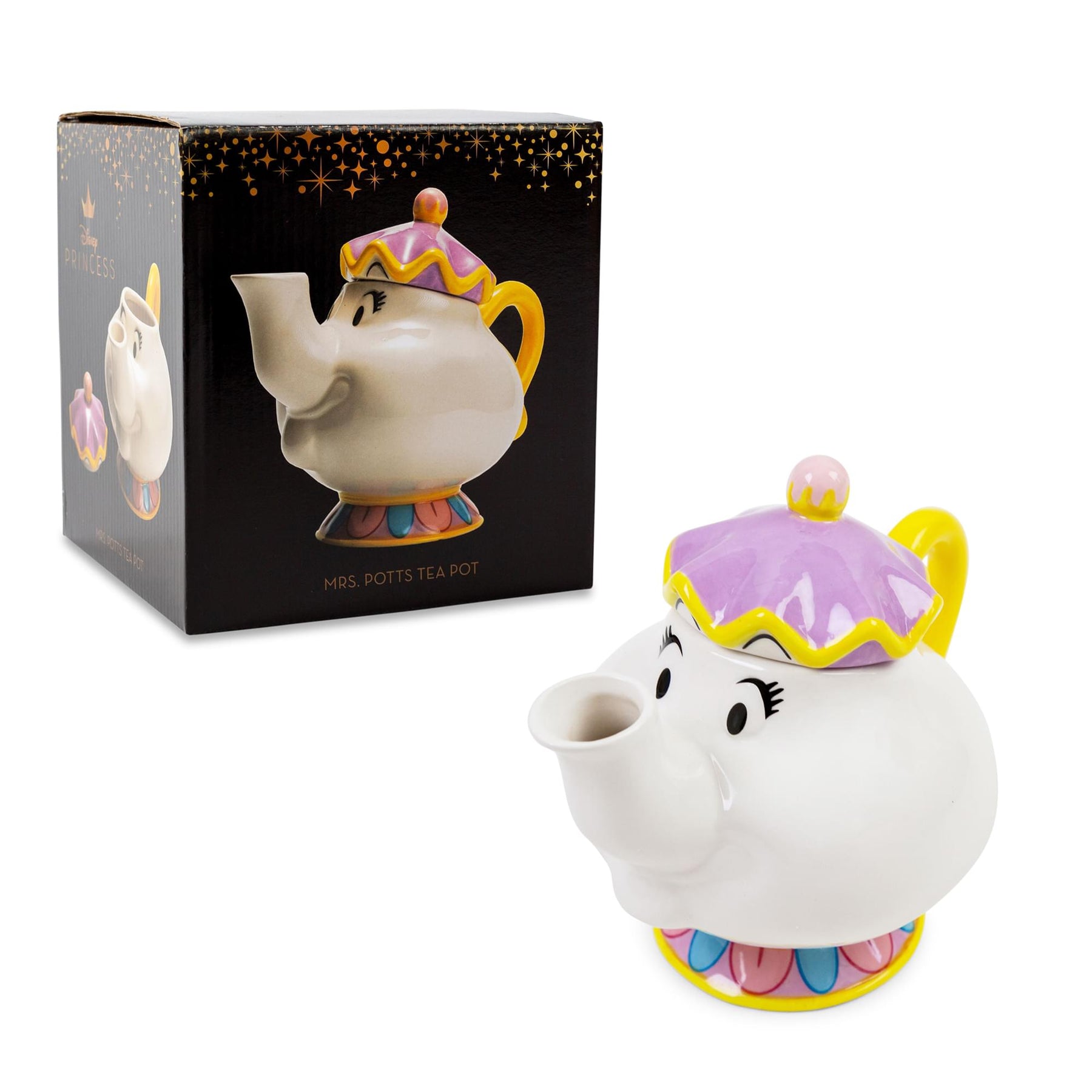 Disney Beauty and the Beast Mrs. Potts Sculpted Ceramic Teapot Replica