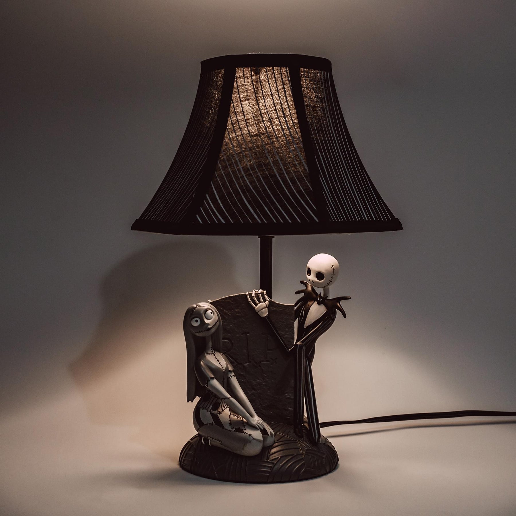 Tim Burton's The Nightmare Before Christmas Jack And Sally 15 Inch Table Lamp