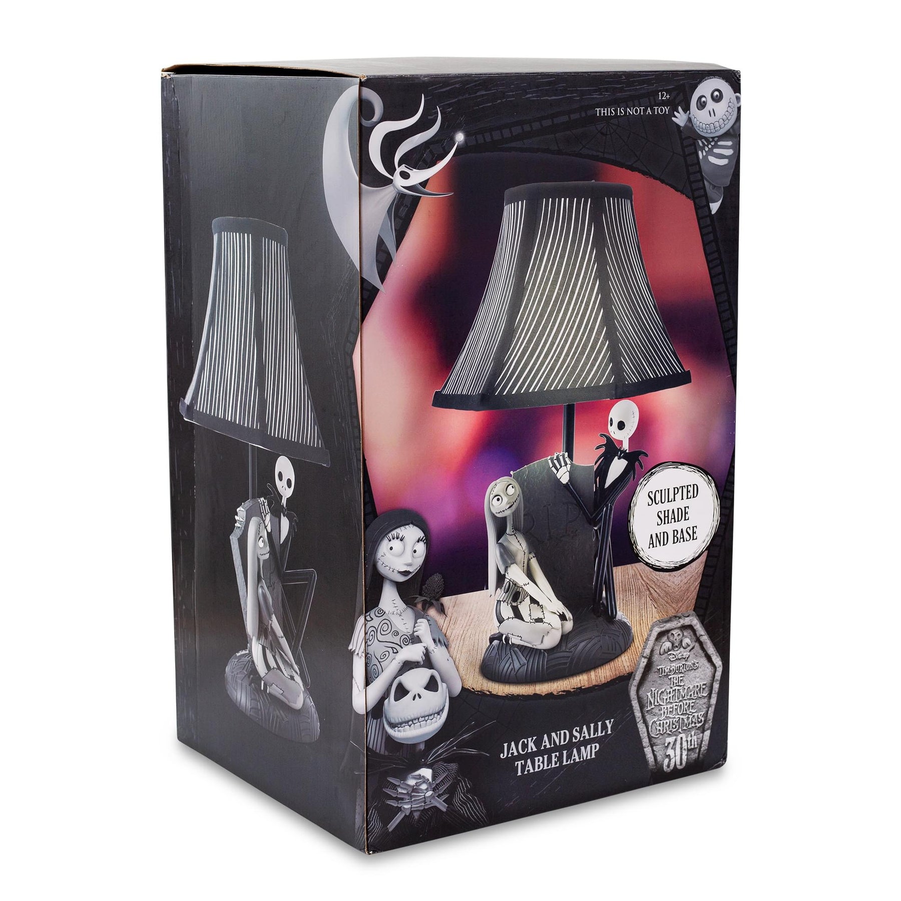 Tim Burton's The Nightmare Before Christmas Jack And Sally 15 Inch Table Lamp