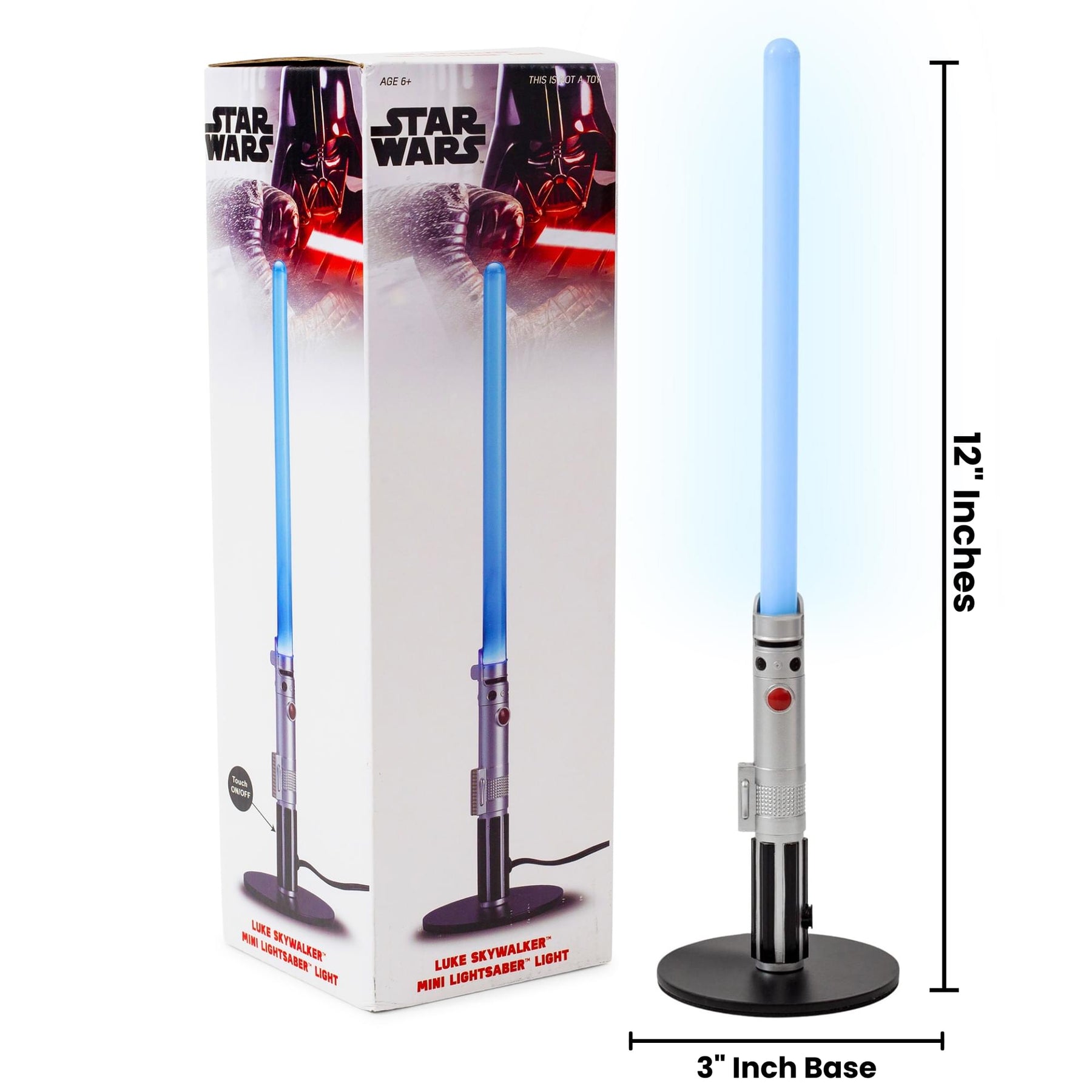 Star Wars Luke Skywalker Lightsaber 12-Inch Desktop LED Mood Light