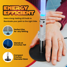 Star Wars Luke Skywalker Blue Lightsaber 12-Inch Mini LED Mood Light