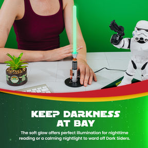 Star Wars Luke Skywalker Green Lightsaber 12-Inch Mini LED Mood Light