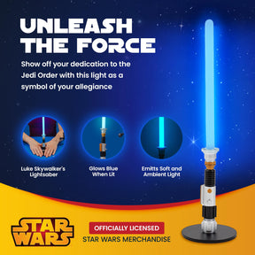 Star Wars Obi-Wan Kenobi Blue Lightsaber 12-Inch Mini LED Mood Light