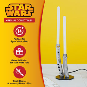 Star Wars Ahsoka Tano White Dual Lightsabers 12-Inch Mini LED Mood Light